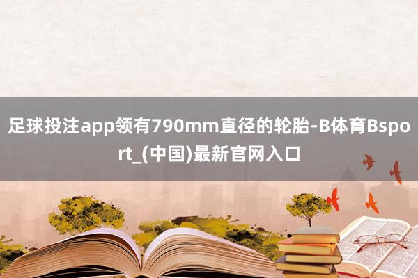 足球投注app领有790mm直径的轮胎-B体育Bsport_(中国)最新官网入口