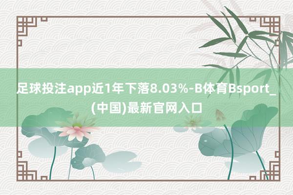 足球投注app近1年下落8.03%-B体育Bsport_(中国)最新官网入口