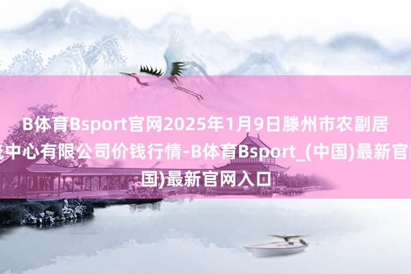 B体育Bsport官网2025年1月9日滕州市农副居品物流中心有限公司价钱行情-B体育Bsport_(中国)最新官网入口