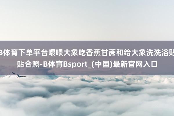 B体育下单平台喂喂大象吃香蕉甘蔗和给大象洗洗浴贴贴合照-B体育Bsport_(中国)最新官网入口