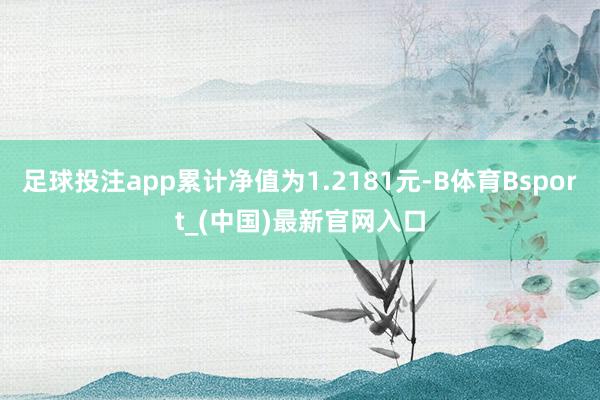 足球投注app累计净值为1.2181元-B体育Bsport_(中国)最新官网入口