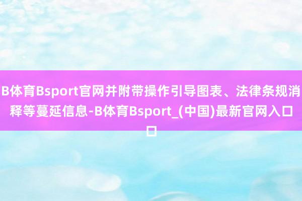 B体育Bsport官网并附带操作引导图表、法律条规消释等蔓延信息-B体育Bsport_(中国)最新官网入口