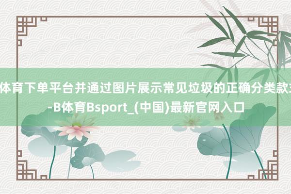 B体育下单平台并通过图片展示常见垃圾的正确分类款式-B体育Bsport_(中国)最新官网入口