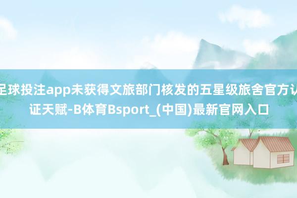 足球投注app未获得文旅部门核发的五星级旅舍官方认证天赋-B体育Bsport_(中国)最新官网入口